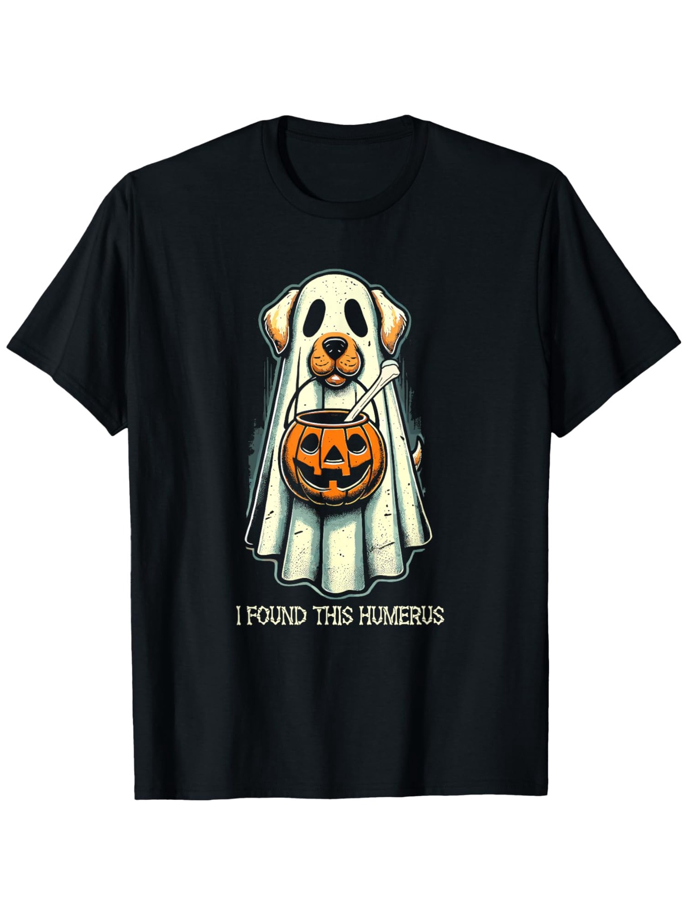 Vintage Fashion Quotes - Funny Men's Black Graphic T-Shirt Ghost