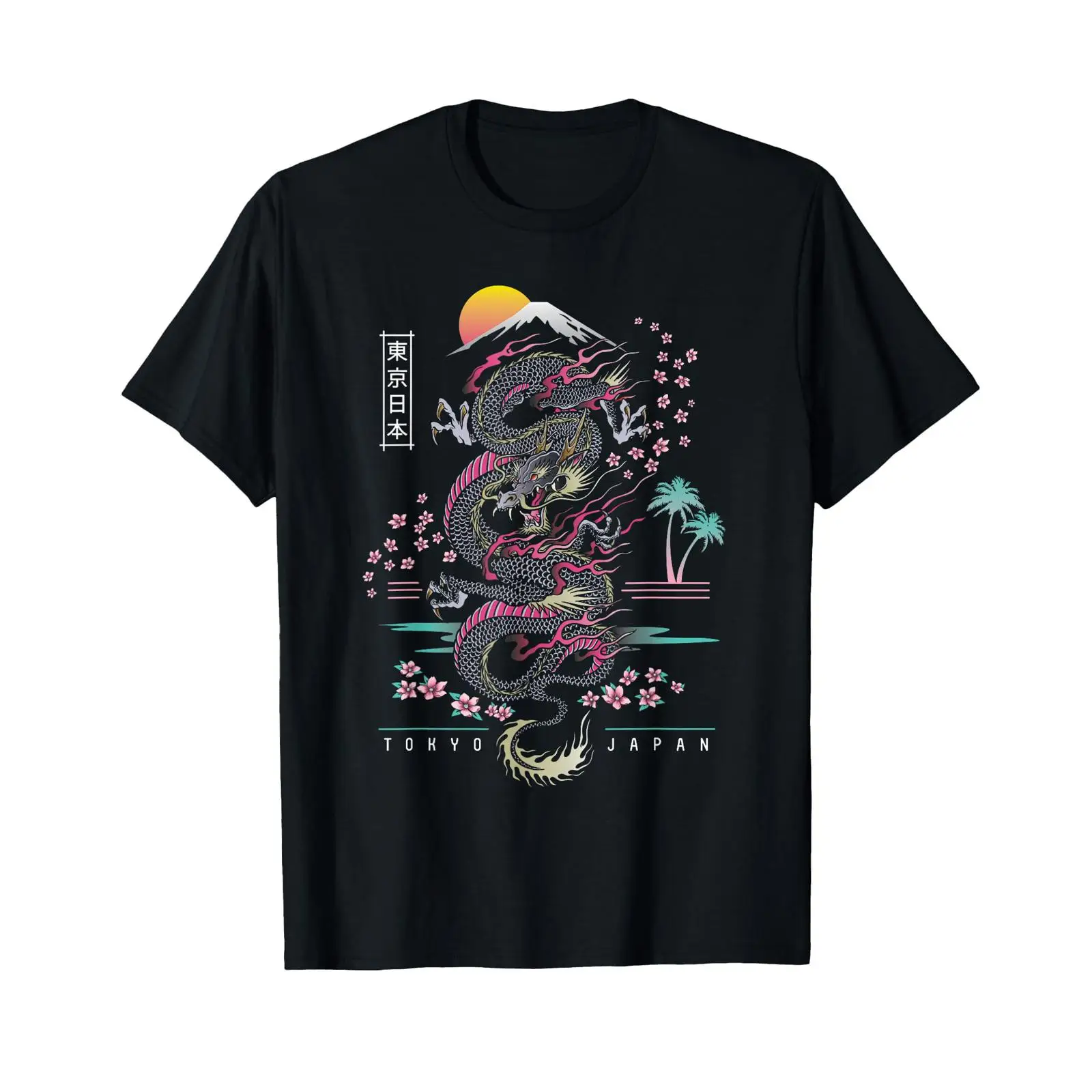 Vintage Fashion Tokyo - Japanese Tokyo Dragon Asian Retro 80s