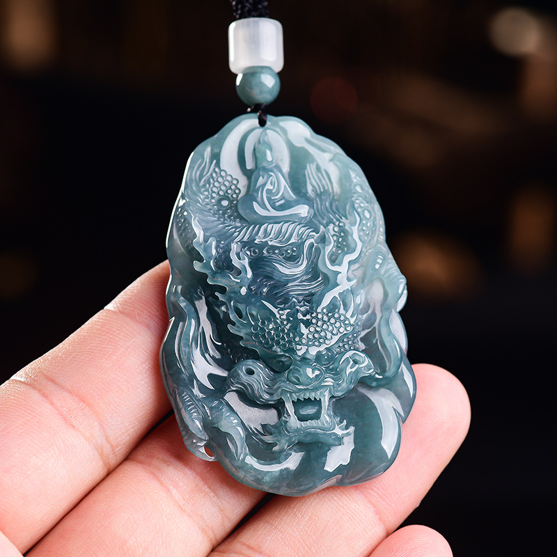 Natural Burmese Jadeite Dragon - Vintage Fashion Jewelry ulasan dan harga