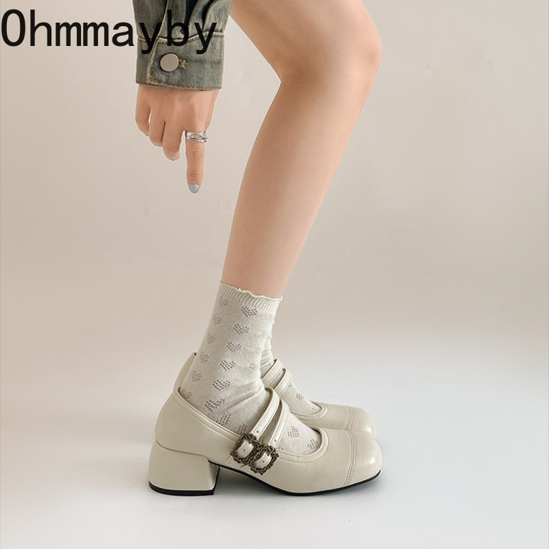 Vintage Thick Heel Women Mary  - Vintage Fashion In 2026 ulasan dan harga
