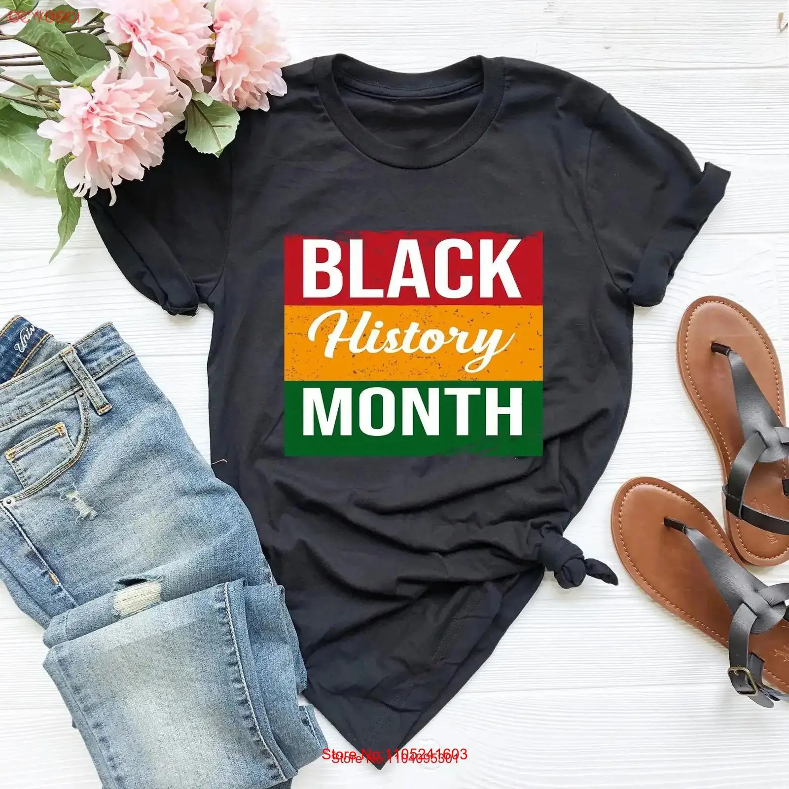 Black History Month T Shirt Li - Vintage Fashion History ulasan dan harga