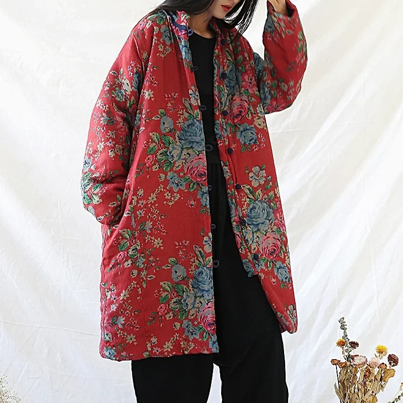 Chinese Style Clothing Warm Co - Vintage Trench Coat ulasan dan harga
