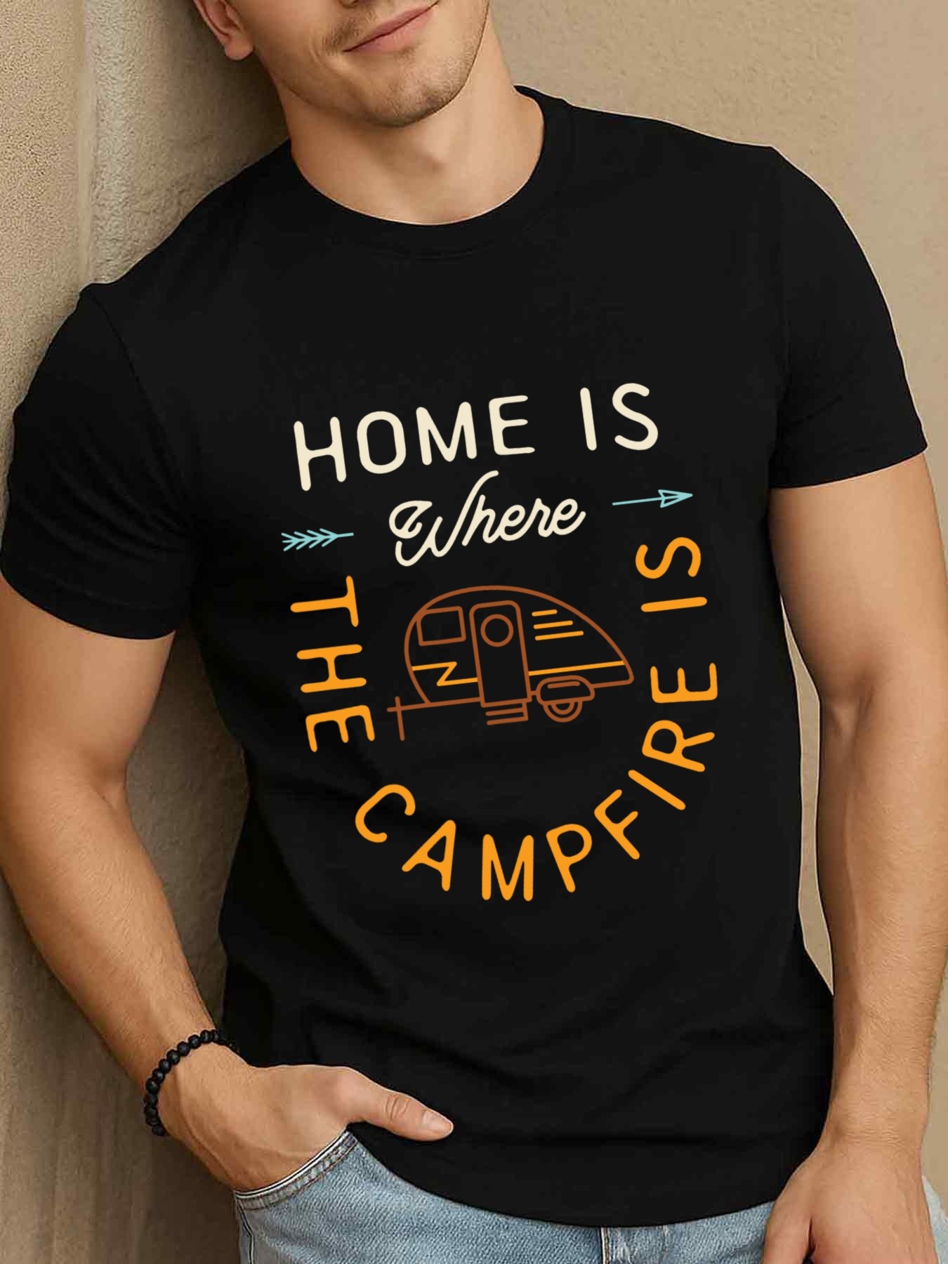 Vintage Men's Black Graphic T- - Vintage Fashion Quotes ulasan dan harga