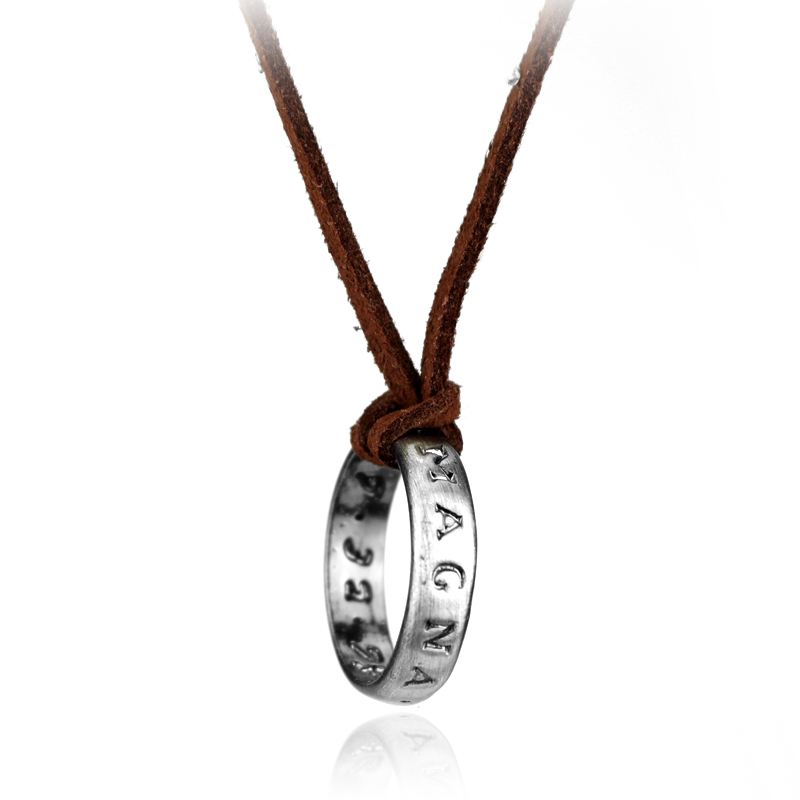 Game Anime Leather Chain Ring  - Vintage Fashion Jewelry ulasan dan harga