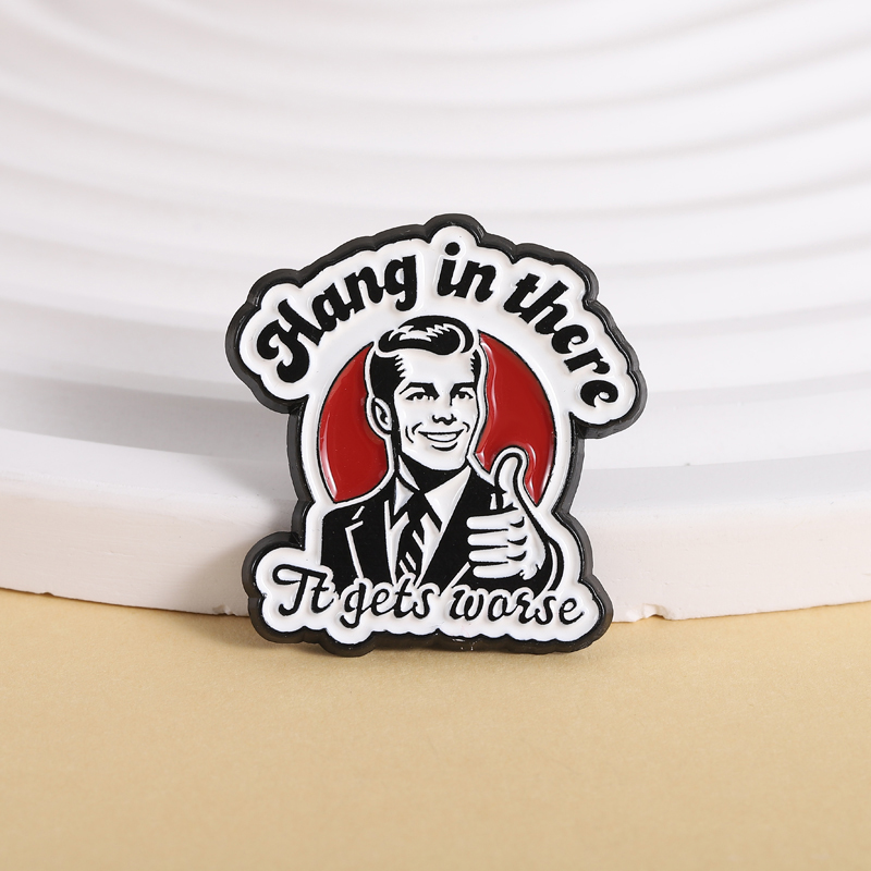 TV Movie Character Enamel Pins - Vintage Fashion Quotes ulasan dan harga
