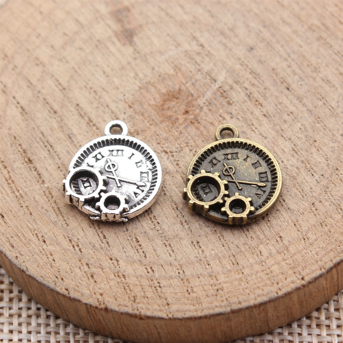 WYSIWYG 10pcs 16x14mm 2 Colors - Vintage Fashion Words ulasan dan harga