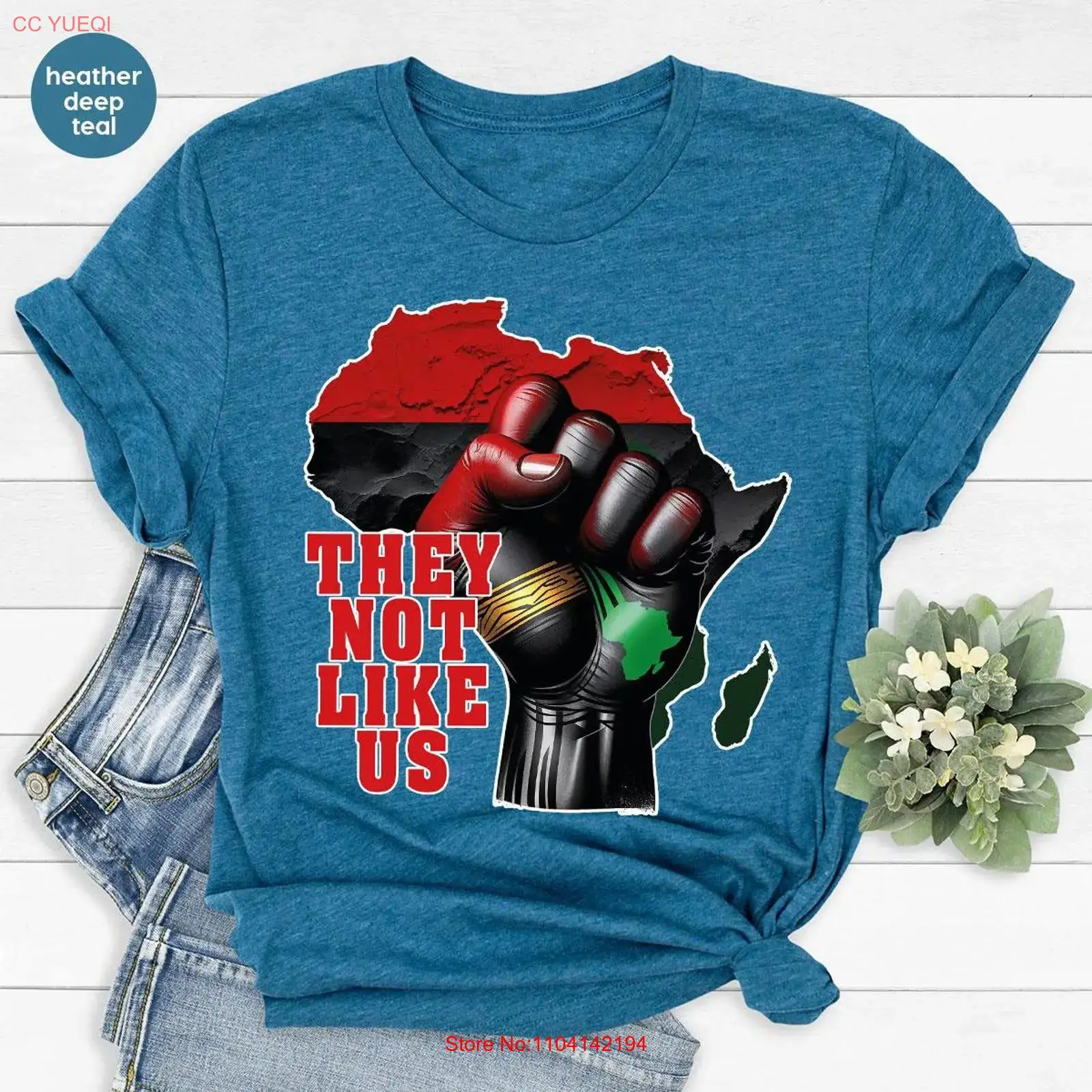 They Not Like Us T Shirt Afric - Vintage Fashion History ulasan dan harga