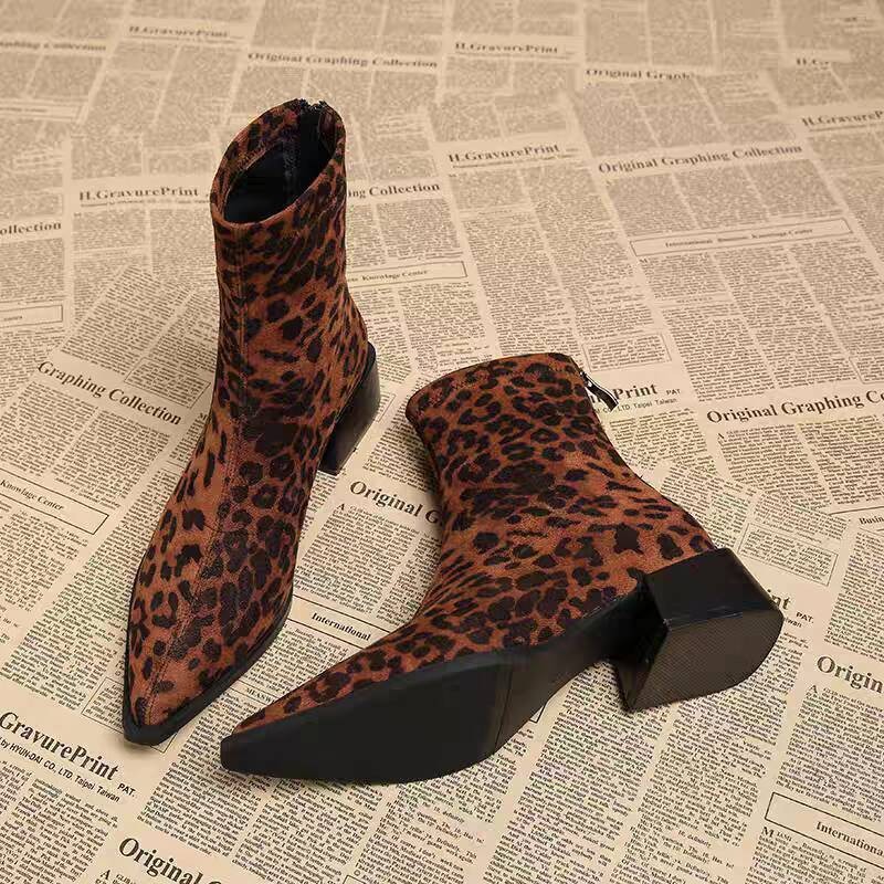 New Low Heel Women Mordern Ank - Vintage Fashion Ladies ulasan dan harga
