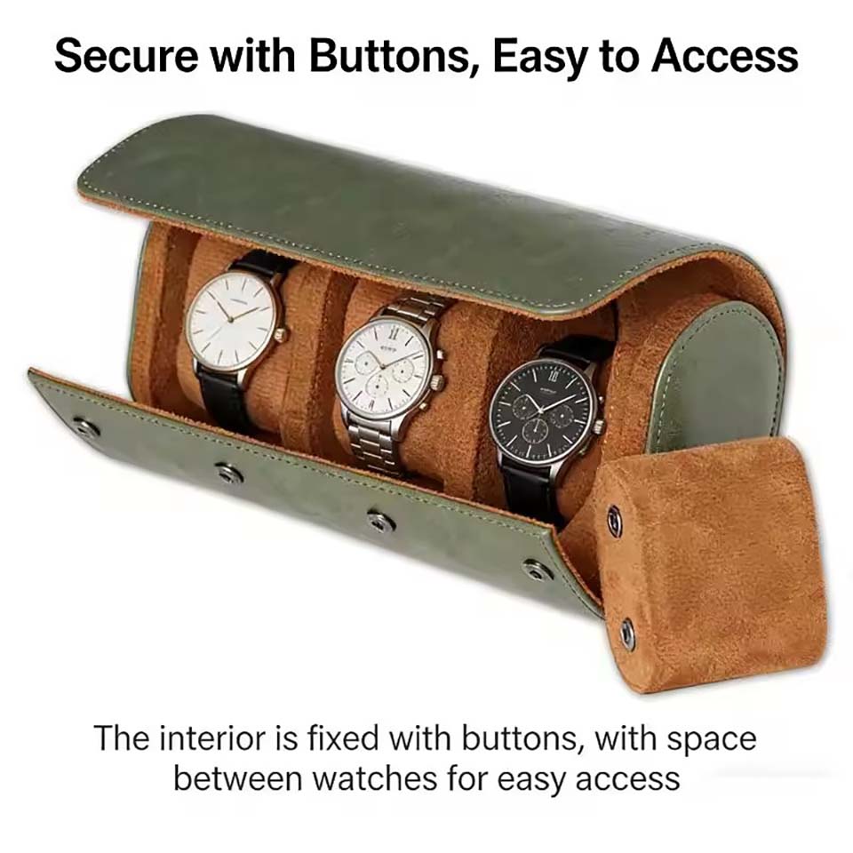 Watch Roll Travel Case 1/2/3-S - Vintage Fashion Labels ulasan dan harga