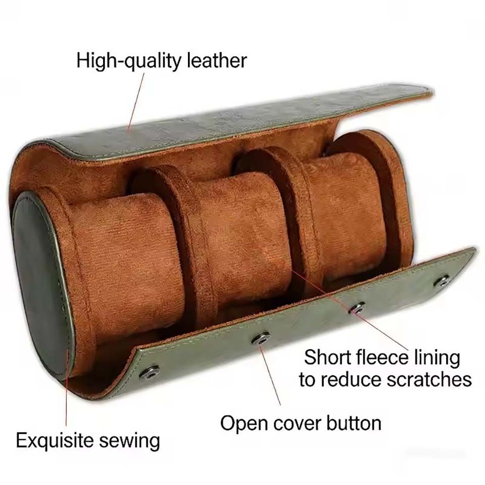 Watch Roll Travel Case 1/2/3-S - Vintage Fashion Labels ulasan dan harga