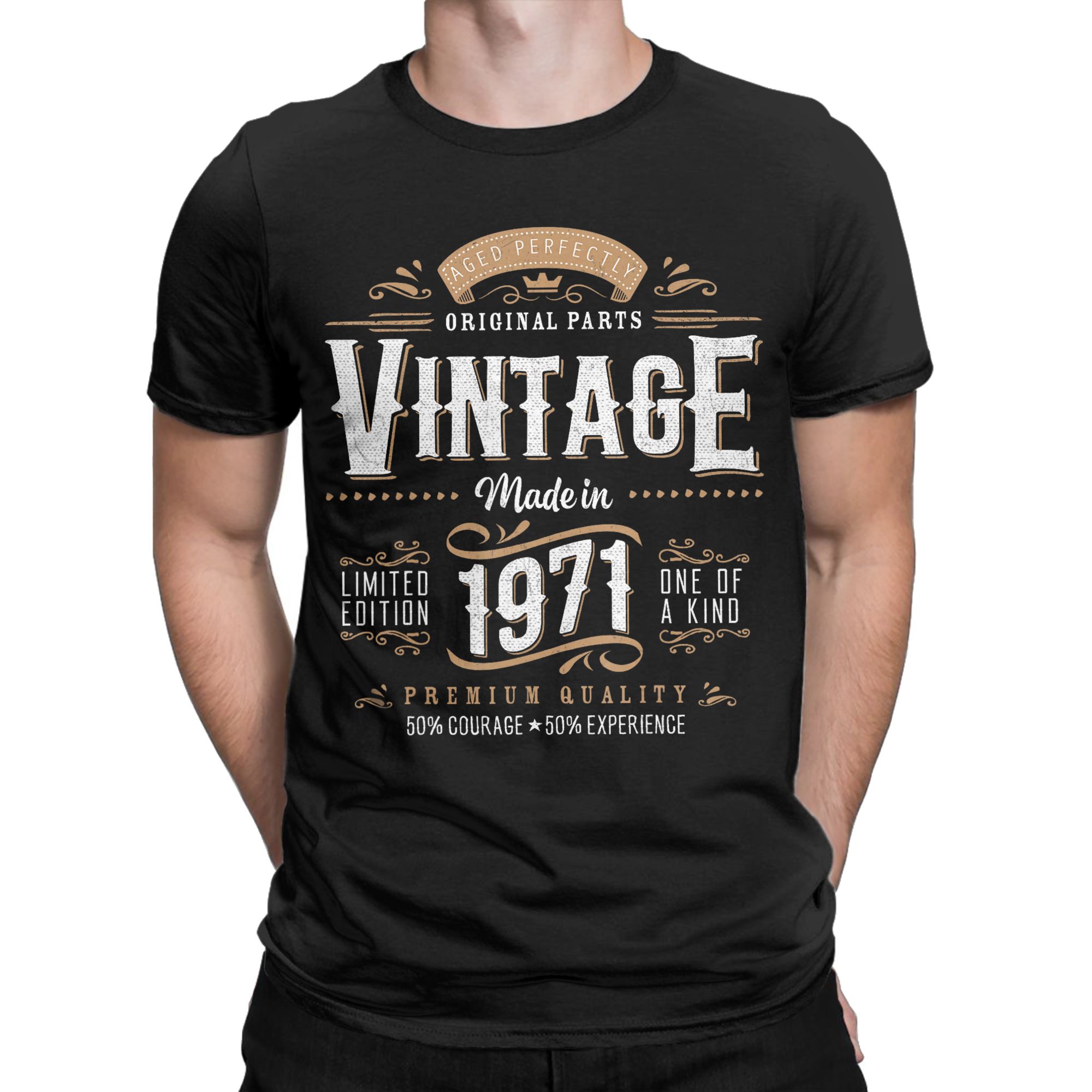 Men Women's Vintage 1971 Label - Vintage Fashion Labels ulasan dan harga