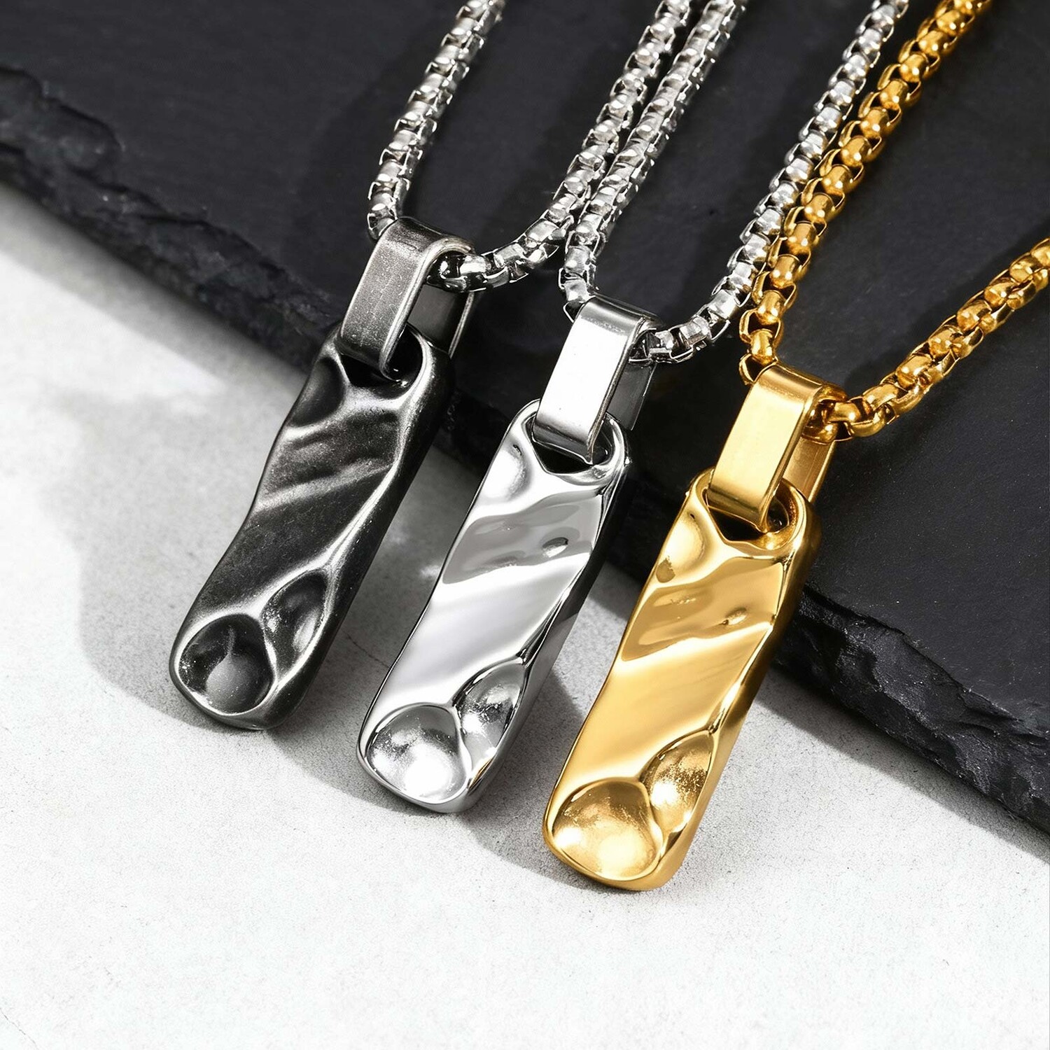Small Dogtag Pendant Necklaces - Vintage Fashion Labels ulasan dan harga