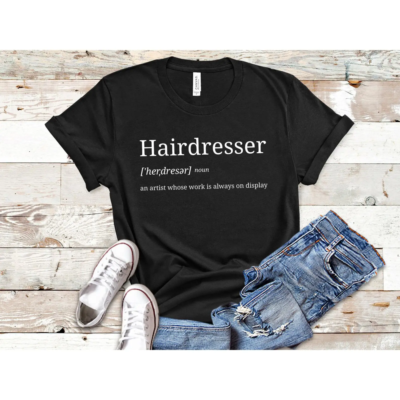 Hairdresser T Shirt Hair Dress - Vintage Fashion Quotes ulasan dan harga