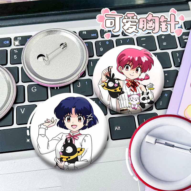 Vintage Anime Ranma ½ Button B - Vintage Fashion Toys ulasan dan harga