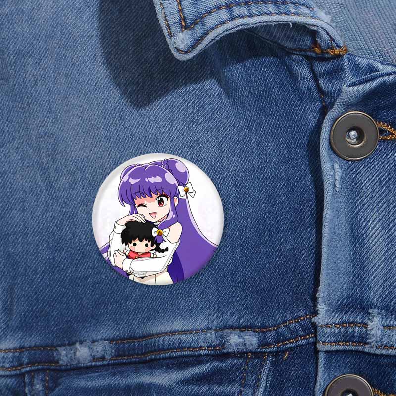 Vintage Anime Ranma ½ Button B - Vintage Fashion Toys ulasan dan harga