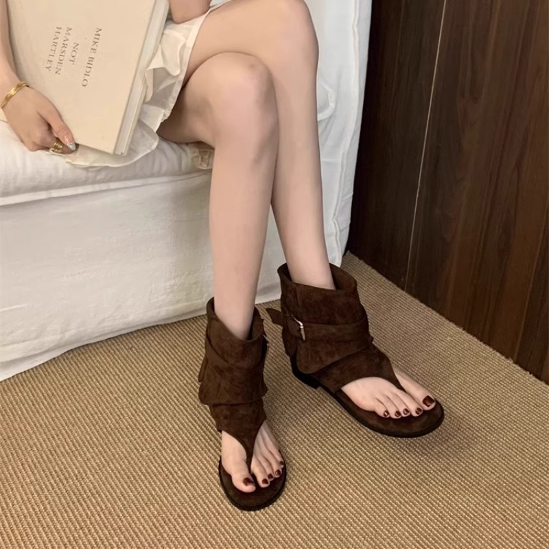 Women Peep Toe Boots Summer Ne - Vintage Fashion In 2026 ulasan dan harga