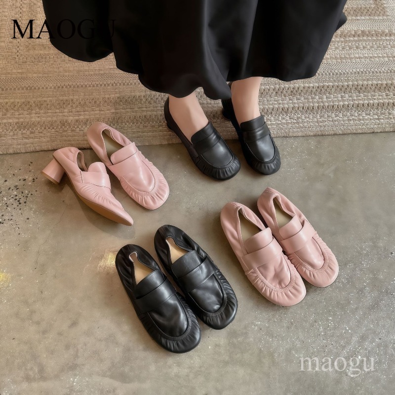 Soft Leather Loafers Women's P - Vintage Fashion Ladies ulasan dan harga
