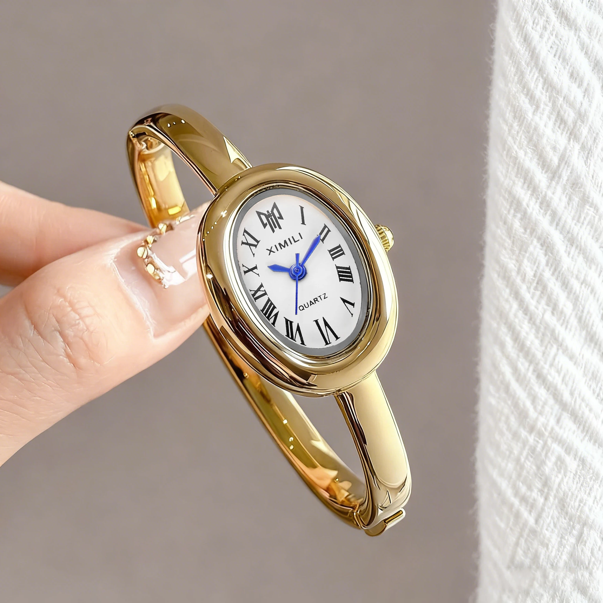 2026XIMILI Vintage Oval Bangle - Vintage Fashion Watches ulasan dan harga