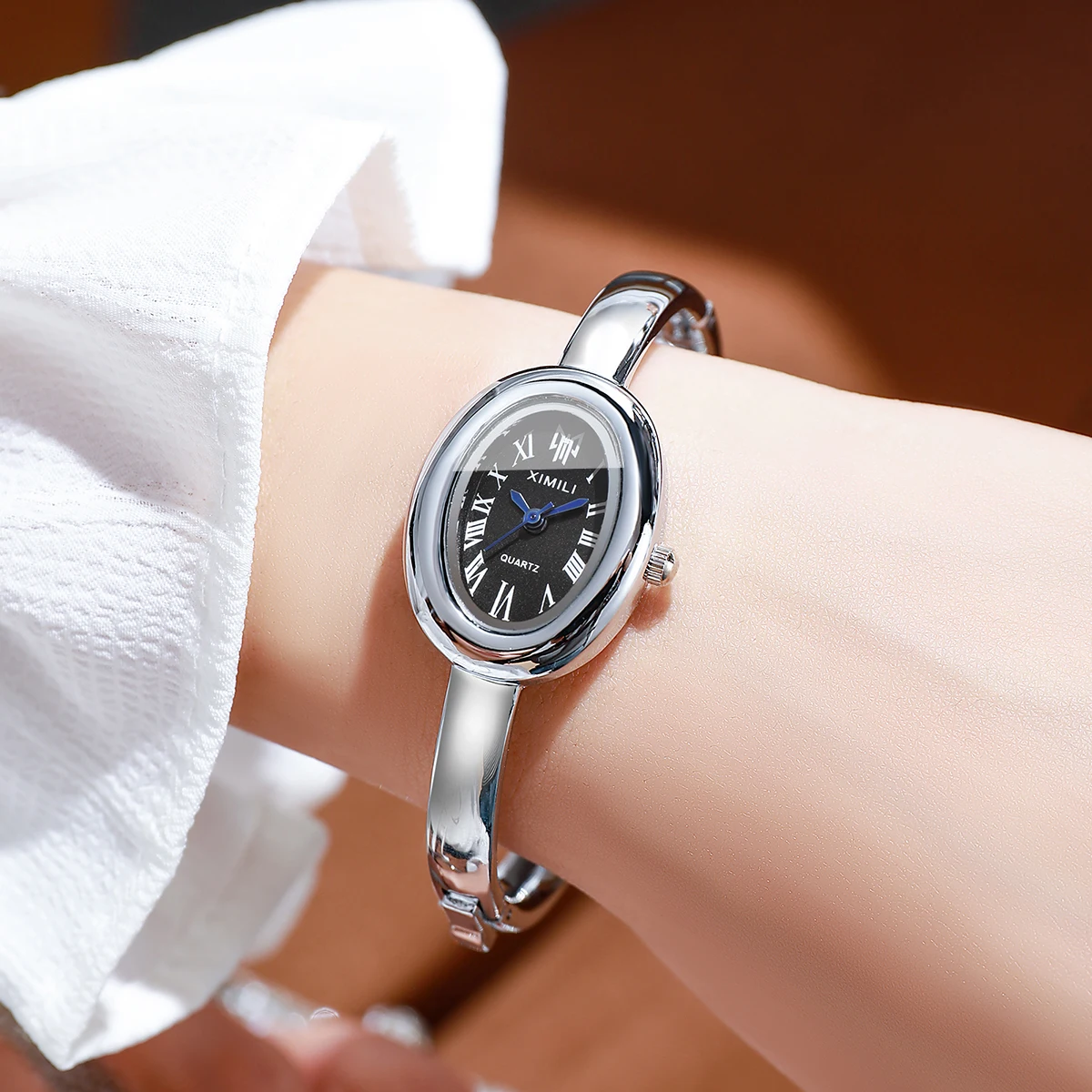 2026XIMILI Vintage Oval Bangle - Vintage Fashion Watches ulasan dan harga