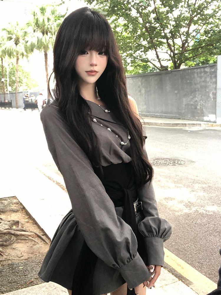 2026 Hot Girl Sexy Gothic Slim - Vintage Fashion T Shirts ulasan dan harga