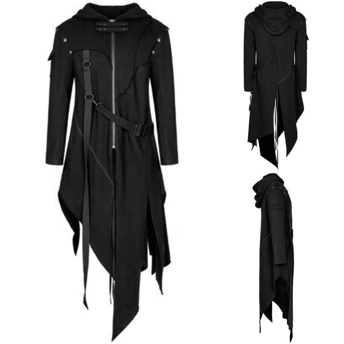 Steampunk Trench Coat Gothic J - Vintage Trench Coat ulasan dan harga
