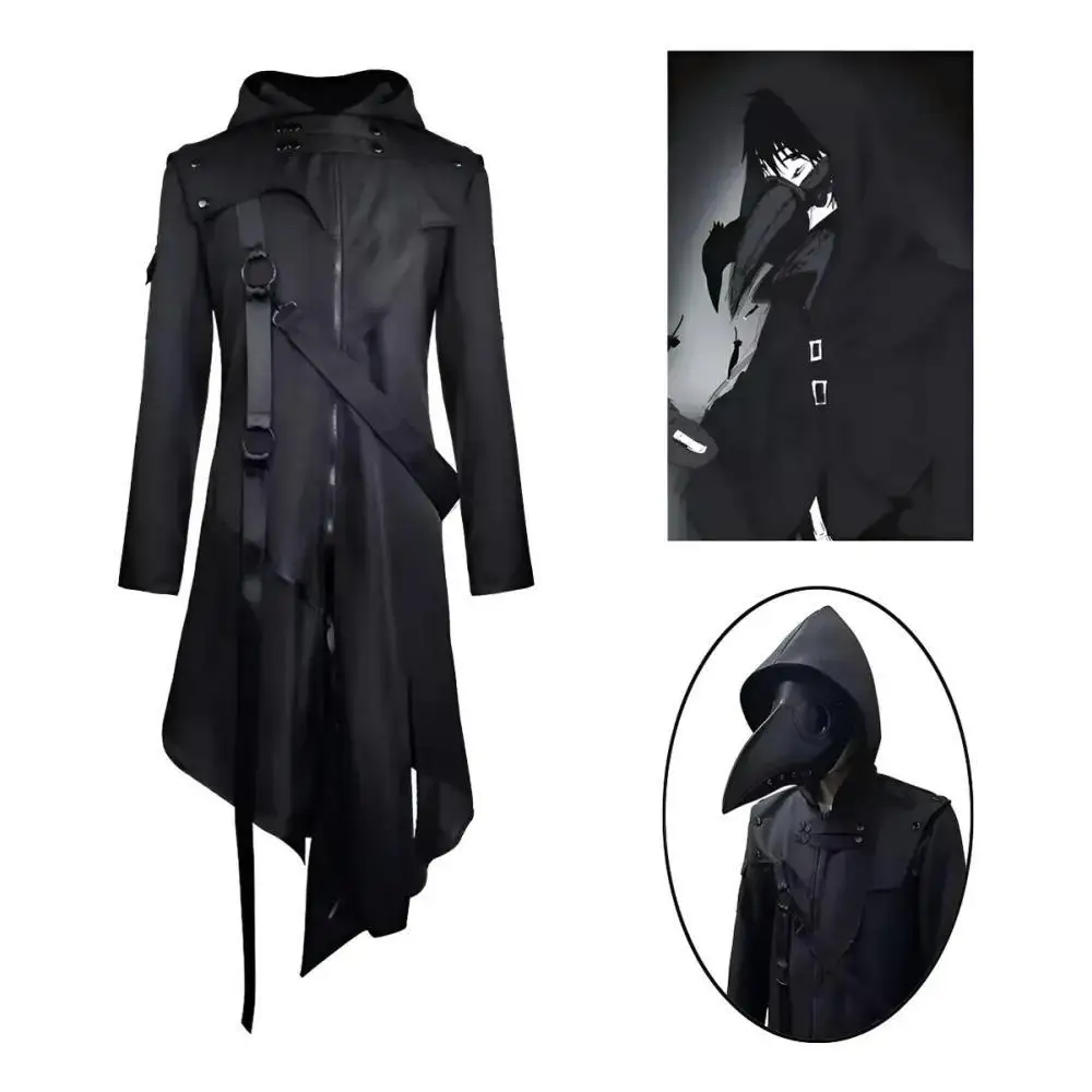 Steampunk Trench Coat Gothic J - Vintage Trench Coat ulasan dan harga
