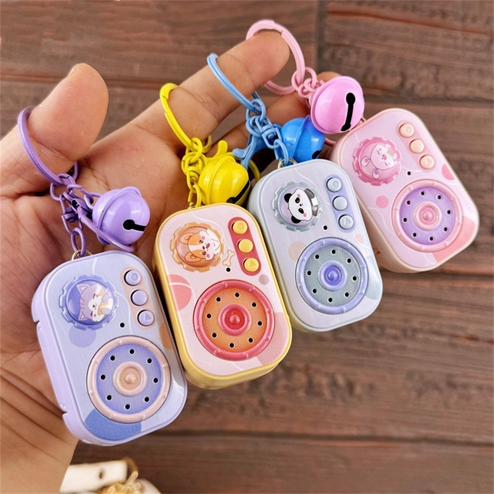 Mini Vintage Recorder Keychain - Vintage Fashion Toys ulasan dan harga