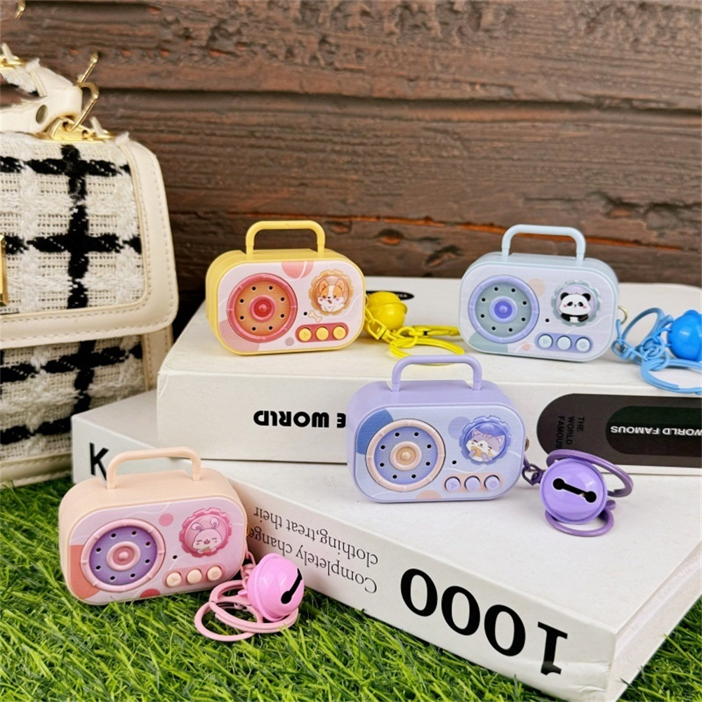 Mini Vintage Recorder Keychain - Vintage Fashion Toys ulasan dan harga