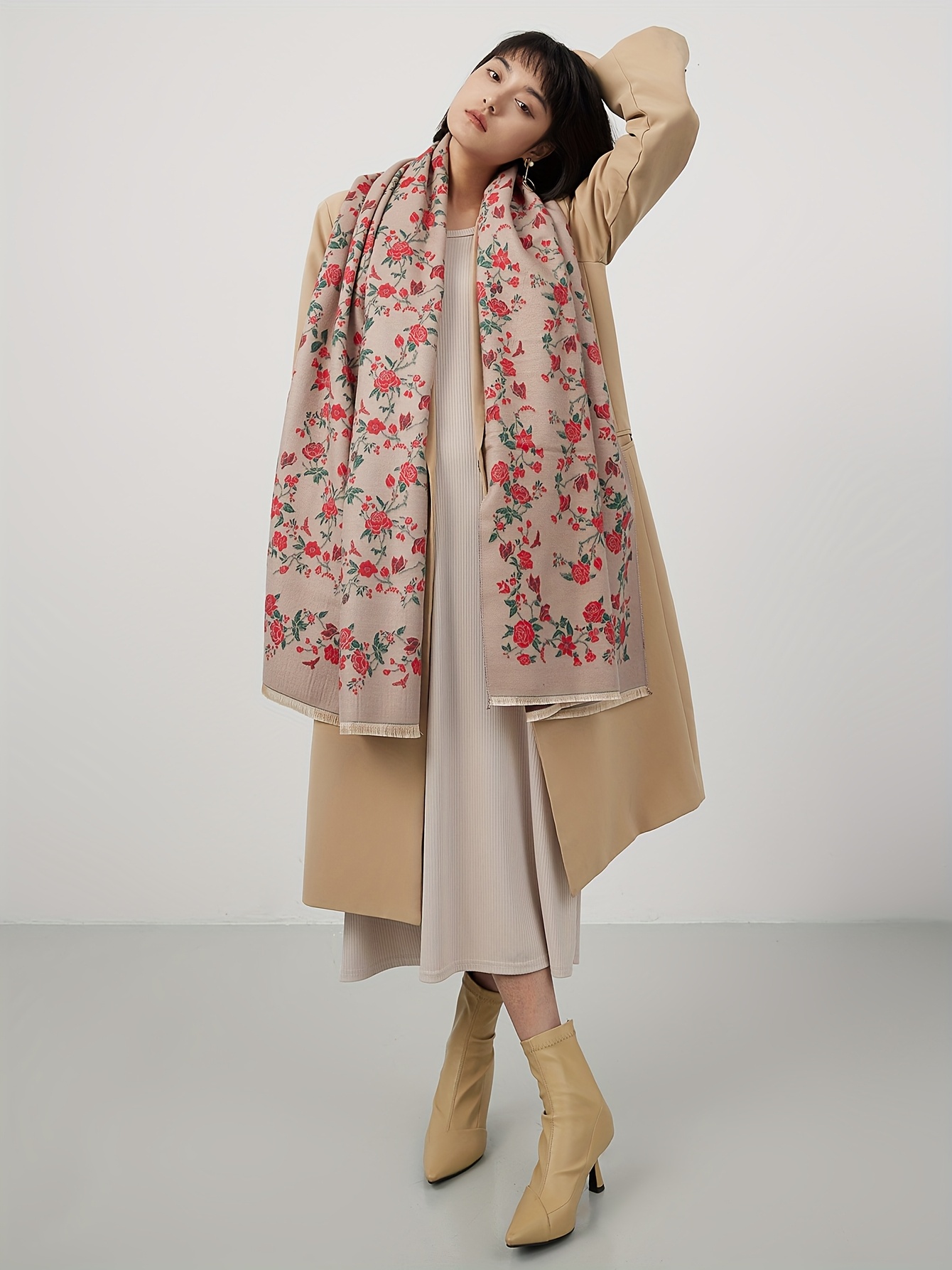 Plus Size, Oversized Autumn/Wi - Vintage Trench Coat ulasan dan harga