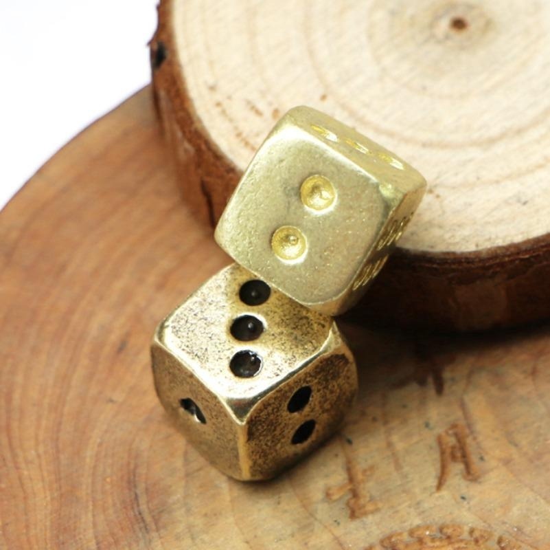 Vintage Brass Dice Home Crafts - Vintage Fashion Toys ulasan dan harga