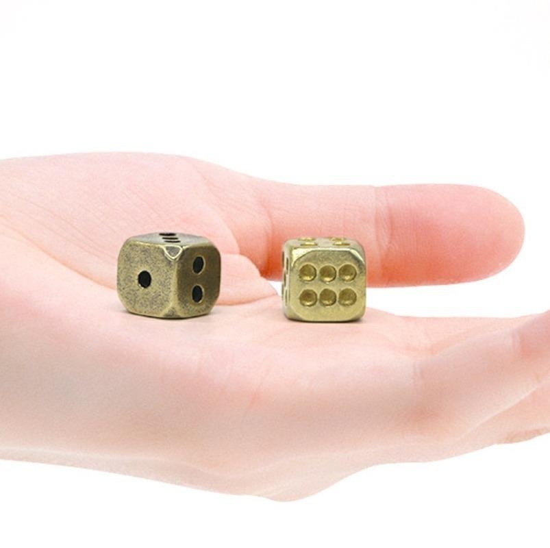 Vintage Brass Dice Home Crafts - Vintage Fashion Toys ulasan dan harga