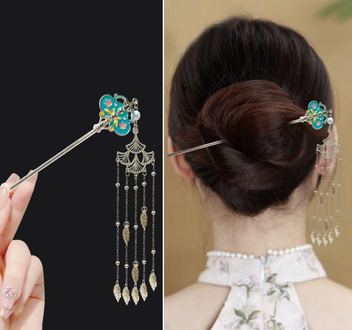 18cm Chinese Style Hairpin Ele - Vintage Fashion Jewelry ulasan dan harga